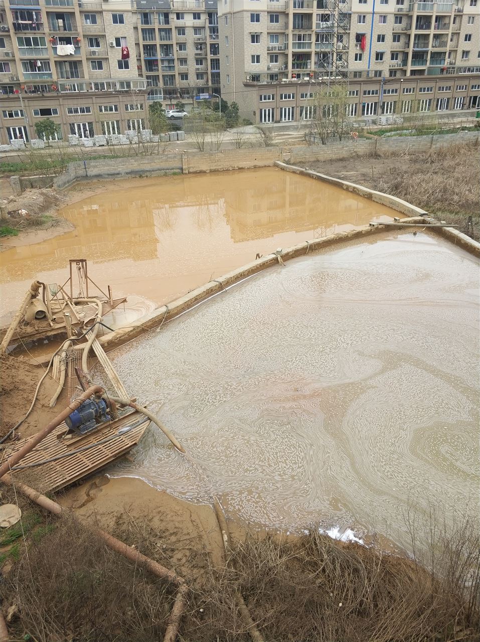 盐源沉淀池淤泥清理-厂区废水池淤泥清淤