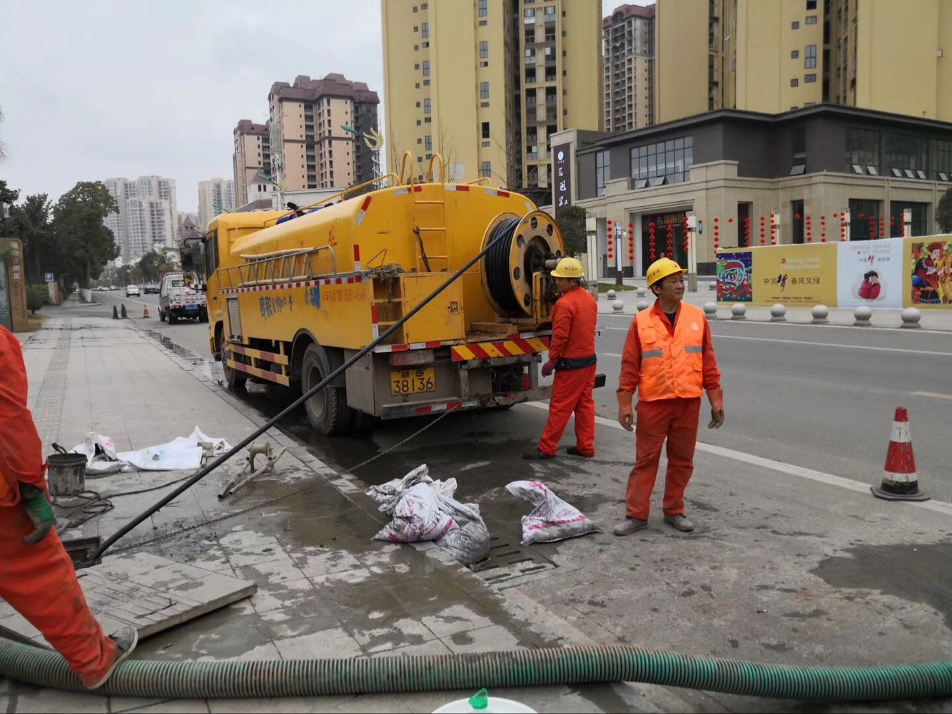 盐源排污管道清淤-管道清洗